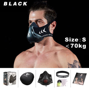 Masque de sport réglable à 48 degrés FDBRO - Simulateur de haute altitude